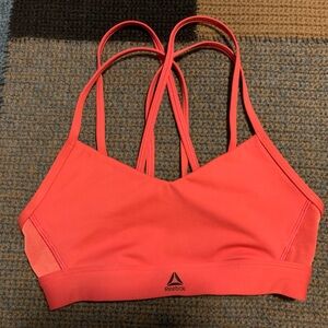 Reebok sports bra XS red